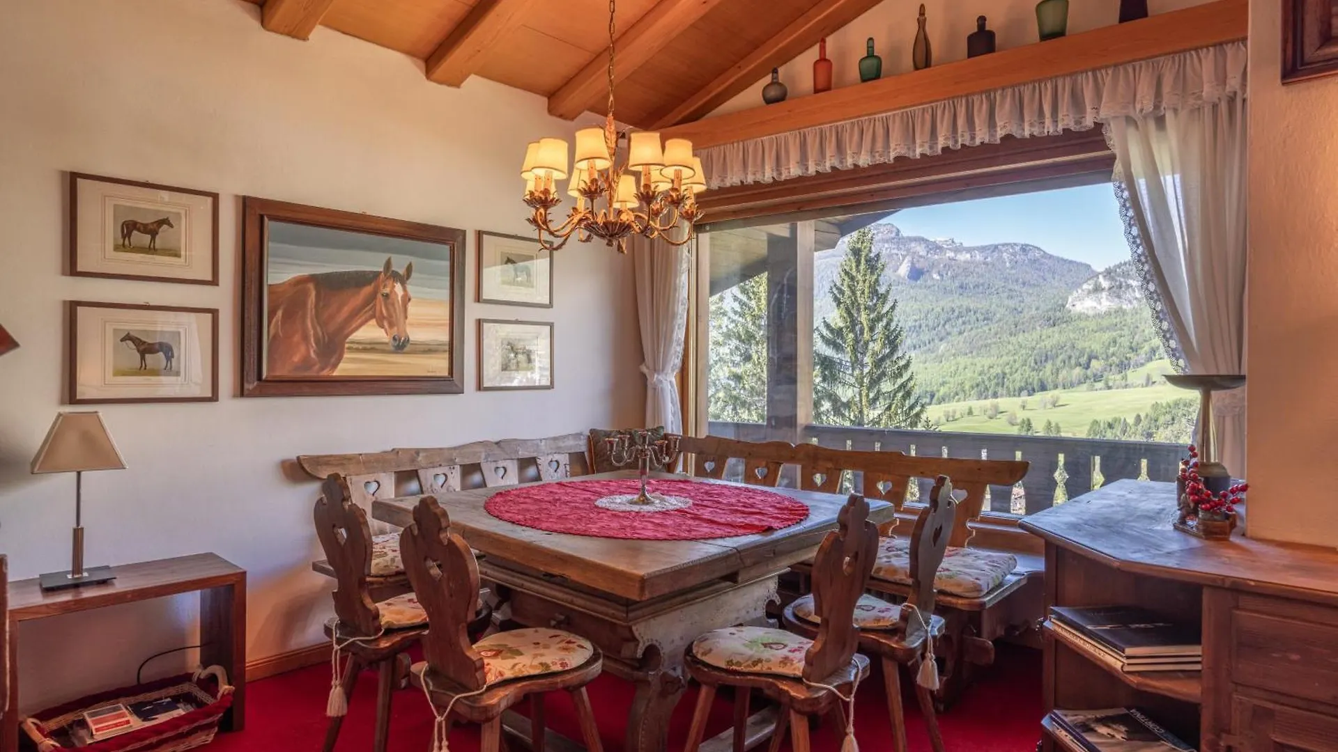 Lägenhet Casa Benedeta, Confortevole E Panoramica Cortina dʼAmpezzo